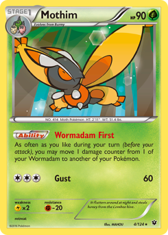 Mothim — XY - Fates Collide