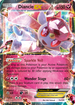 Diancie EX — XY - Fates Collide