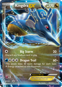 Kingdra EX — XY - Fates Collide