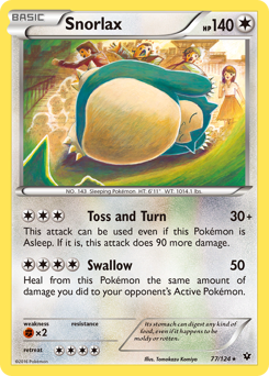 Snorlax card art