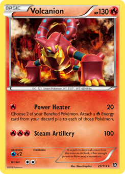 Volcanion — XY - Steam Siege