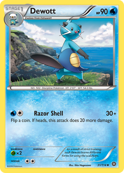 Dewott — XY - Steam Siege