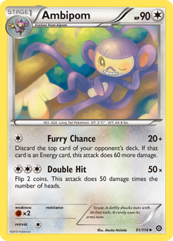 Ambipom — XY - Steam Siege