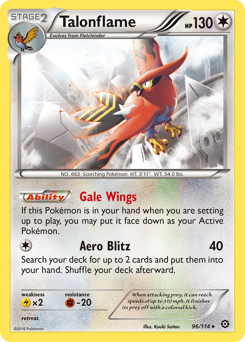 Talonflame — XY - Steam Siege