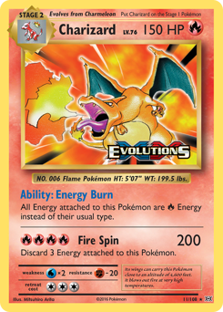 Charizard card art