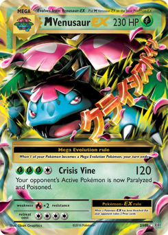 M Venusaur EX card art