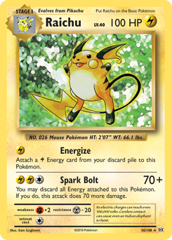 Raichu card art