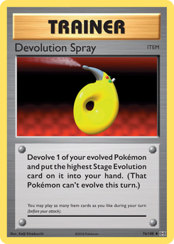 Devolution Spray — XY - Evolutions