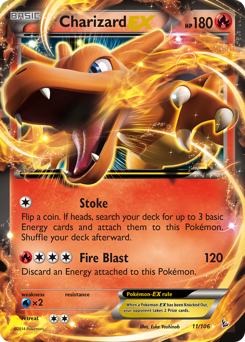 Charizard EX (11) card art