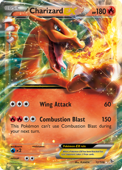 Charizard EX (12) card art