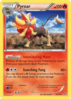 Pyroar — XY - Flashfire