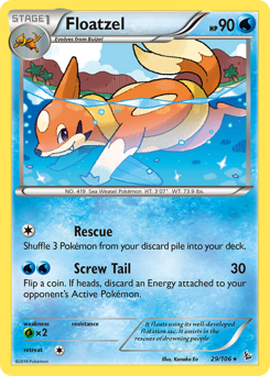 Floatzel — XY - Flashfire