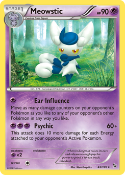Meowstic — XY - Flashfire