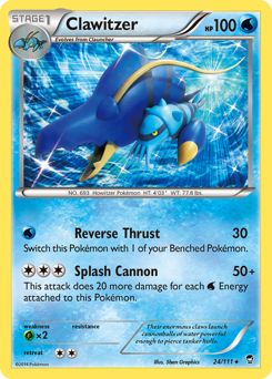 Clawitzer — XY - Furious Fists