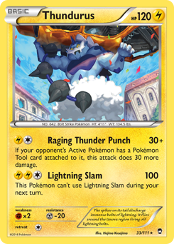 Thundurus — XY - Furious Fists