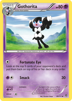 Gothorita — XY - Furious Fists