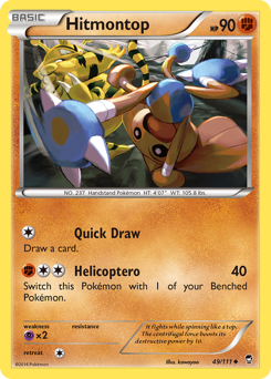 Hitmontop — XY - Furious Fists