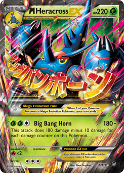 M Heracross EX — XY - Furious Fists