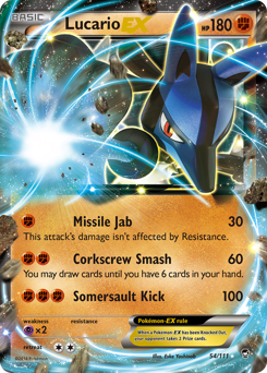Lucario EX — XY - Furious Fists
