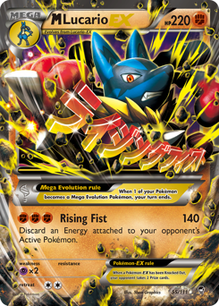 M Lucario EX card art