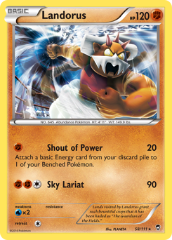 Landorus — XY - Furious Fists
