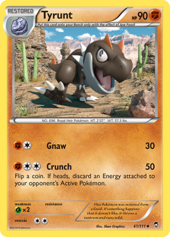 Tyrunt — XY - Furious Fists