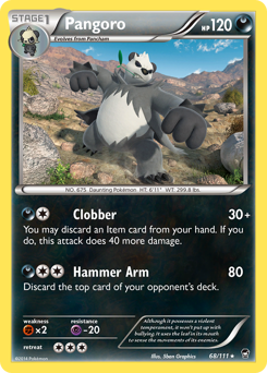 Pangoro — XY - Furious Fists