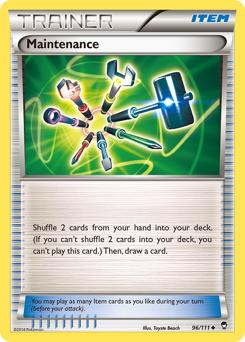 Maintenance — XY - Furious Fists