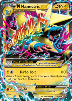 M Manectric EX card art
