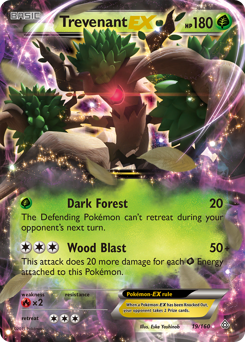 Trevenant EX — XY - Primal Clash