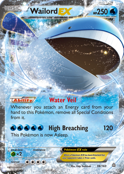 Wailord EX — XY - Primal Clash