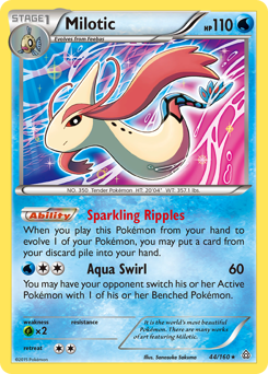 Milotic card art