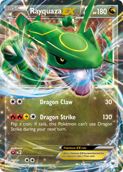 Rayquaza EX (60) card art