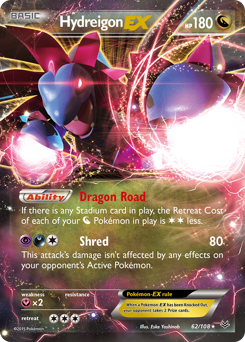 Hydreigon EX — XY - Roaring Skies