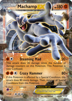 Machamp EX card art