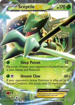 Sceptile EX card art