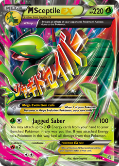 M Sceptile EX card art
