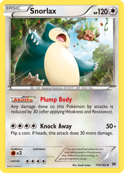 Snorlax card art