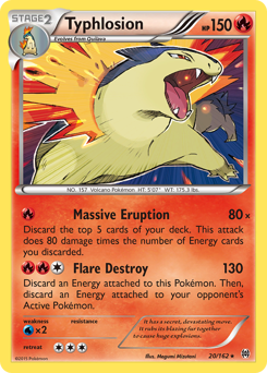 Typhlosion card art
