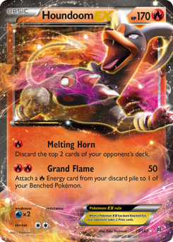 Houndoom EX card art