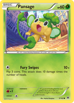 Pansage — XY - BREAKthrough