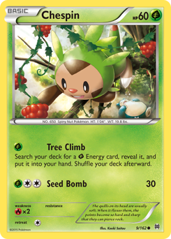 Chespin (9) card art