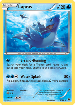 Lapras card art