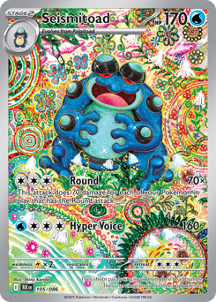 Seismitoad - 105/086 card art