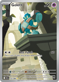Golett - 122/086 card art