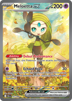Meloetta ex - 167/086 card art
