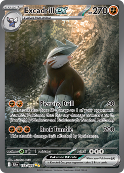Excadrill ex - 168/086 card art