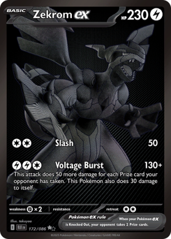 Zekrom ex - 172/086 — SV: Black Bolt