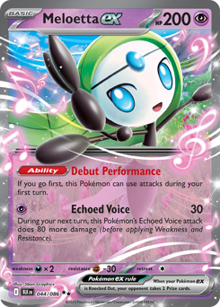 Meloetta ex — SV: Black Bolt