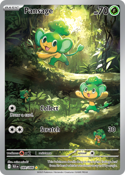 Pansage - 089/086 card art